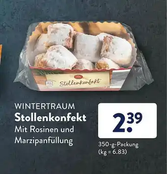 Aldi Süd Wintertraum Stollenkonfekt Angebot