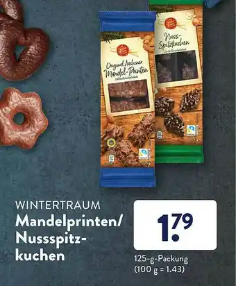 Aldi Süd Wintertraum Mandelprinten Oder Nussspitzkuchen Angebot