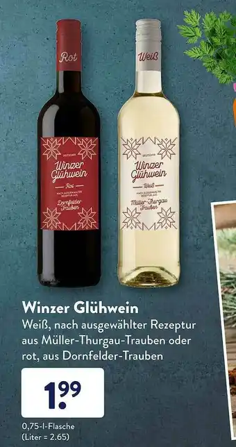 Aldi Süd Winzer Glühwein Angebot