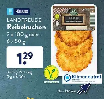 Aldi Süd Landfreude Reibekuchen Angebot