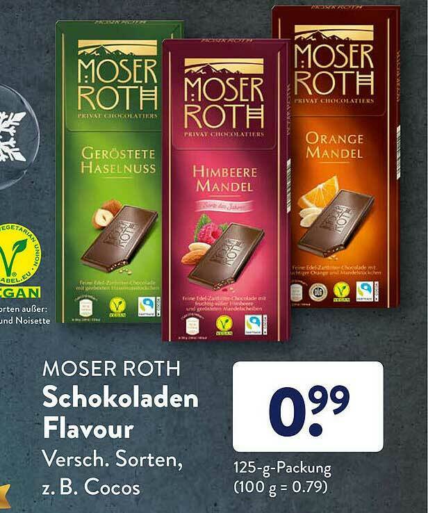 Moser Roth Schokoladen Flavour Angebot bei Aldi Süd