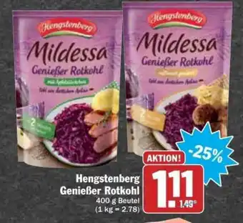 dodenhof Hengstenberg Genießer Rotkohl Angebot