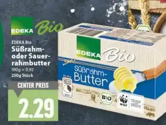 E-Center Edeka Bio Süßrahm- Oder Sauerrahmbutter Angebot