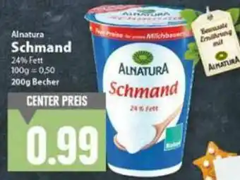 E-Center Alnatura Schmand Angebot