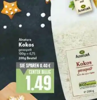 E-Center Alnatura Kokos Angebot