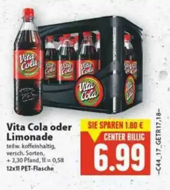 E-Center Vita Cola Oder Limonade Angebot