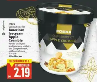 E-Center American Icecream Apple-crumble Angebot