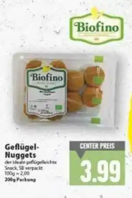 E-Center Geflügel-nuggets Biofino Angebot