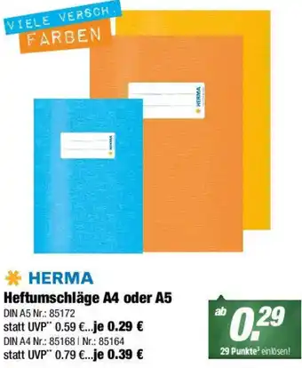 Rofu Kinderland HERMA Heftumschläge A4 oder A5 Angebot