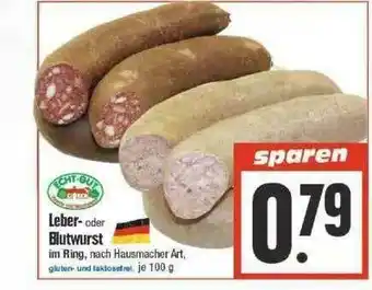 Edeka Leber- Oder Blutwurst Echt-gut Angebot