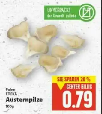 E-Center Edeka Austernpilze Angebot