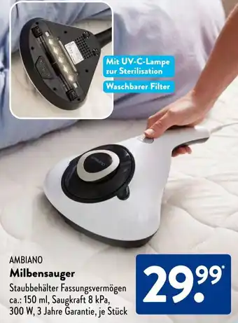 Aldi Süd AMBIANO Milbensauger Angebot