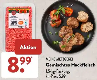 Aldi Süd MEINE METZGEREI Gemischtes Hackfleisch 1,5 kg Packung Angebot