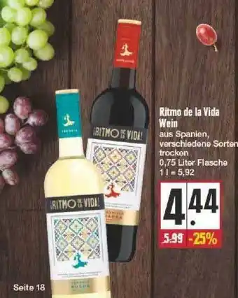 Edeka Ritmo De La Vida Wein Angebot