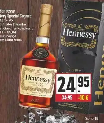 Edeka Hennessy Very Special Cognac Angebot