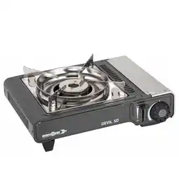 Netto Marken-Discount BRUNNER Camping Gaskocher Devil SD NG Gas Kartuschen Kocher Tisch Grill 2200 W Angebot