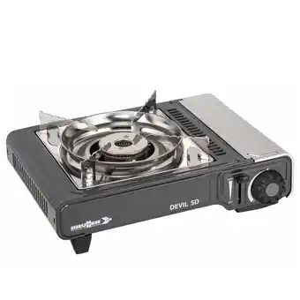 Netto Marken-Discount BRUNNER Camping Gaskocher Devil SD NG Gas Kartuschen Kocher Tisch Grill 2200 W Angebot