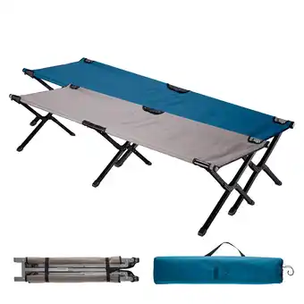 Netto Marken-Discount GRAND CANYON Alu Feldbett Topaz M/L Camping Liege Gäste Klapp Bett Groß 150 kg Modell: Large - Falcon Angebot