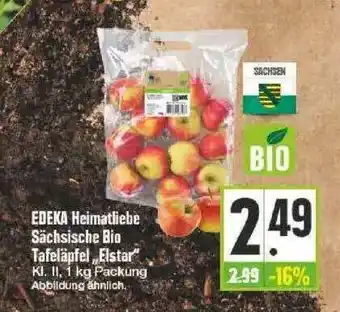 Edeka Edeka Heimatliebe Sächsische Bio Tafeläpfel „elstar” Angebot