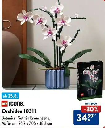 Aldi Süd LEGO Icons Orchidee 10311 Angebot