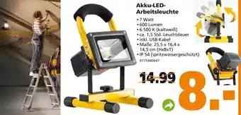 Globus Baumarkt Akku LED Arbeitsleuchte Angebot