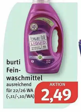 Feneberg Burti Feinwaschmittel Angebot