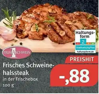 Feneberg Frisches Schweinehalssteak Angebot