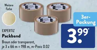 Aldi Süd EXPERTIZ Packband 3er-Packung Angebot