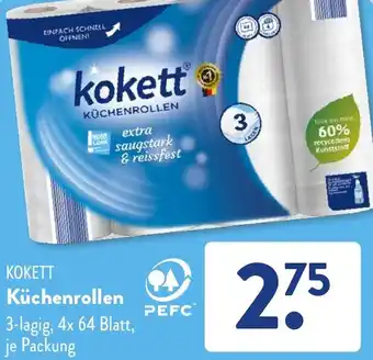 Aldi Süd KOKETT Küchenrollen 3-lagig Angebot