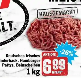 Hit Deutsches Frisches Kinderhack, Hamburger Pattys, Beinscheiben Angebot