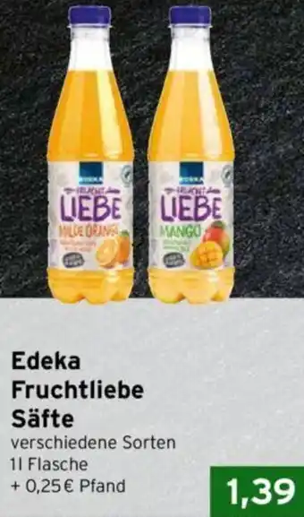 CAP Markt Edeka Fruchtliebe Säfte 1 L Flasche Angebot