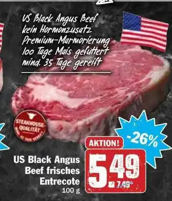 Hit Us Black Angus Beef Frisches Entrecote Angebot