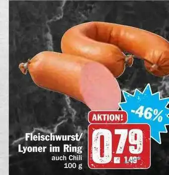 Hit Fleischwurst Oder Lyoner Im Ring Angebot