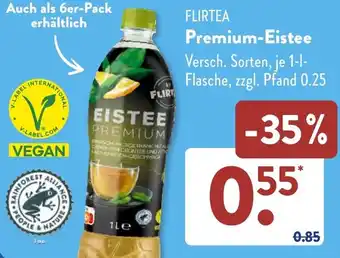 Aldi Süd FLIRTEA Premium-Eistee 1 L Flasche Angebot