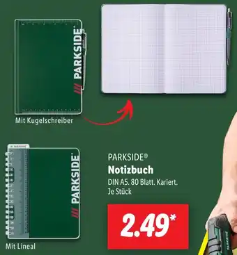 Lidl PARKSIDE Notizbuch Angebot