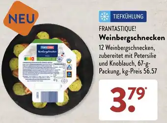 Aldi Süd FRANTASTIQUE! Weinbergschnecken 67 g Packung Angebot