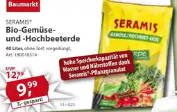 Sonderpreis Baumarkt SERAMIS Bio-Gemüse- und -Hochbeeterde 40L Angebot