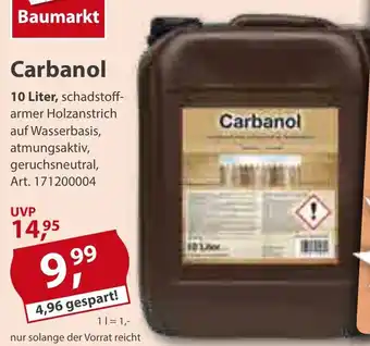 Sonderpreis Baumarkt Carbanol 10 Liter Angebot