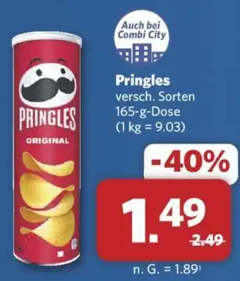 Combi Pringles versch. Sorten 165-g Angebot