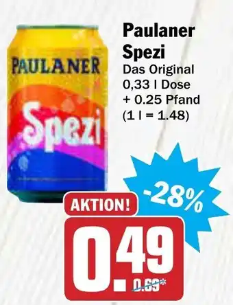 AEZ Paulaner Spezi 0,33L Angebot