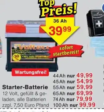 Jawoll Starter-Batterie 36h Angebot