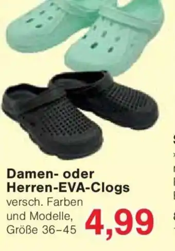Jawoll Damen- oder Herren-EVA-Clogs Angebot