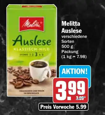 AEZ Melitta Auslese 500g Angebot