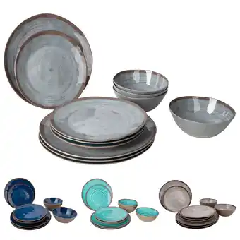 Netto Marken-Discount BO-CAMP Melamin Geschirr Set Halo Camping Essgeschirr Reise Picknick Teller Farbe: Grau Angebot