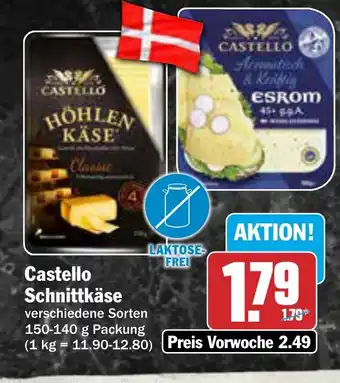 AEZ Castello Schnittkäse 150-140 g Packung Angebot