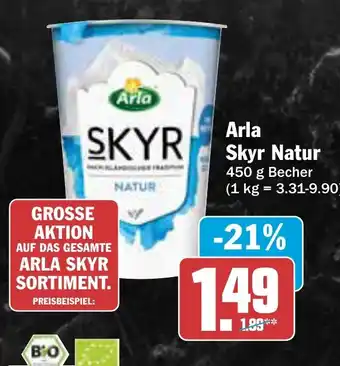 AEZ Arla Skyr Natur 450g Becher Angebot