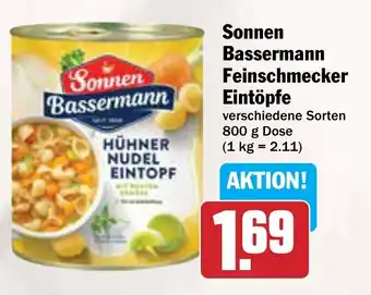 AEZ Sonnen Bassermann Feinschmecker Eintöpfe 800g Dose Angebot