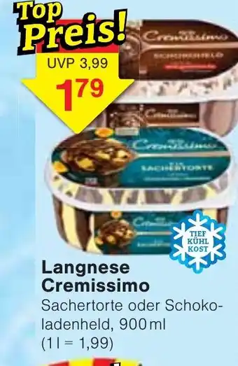 Wiglo Wunderland Langnese Cremissimo Angebot