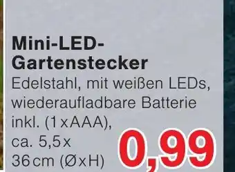 Wiglo Wunderland Mini-LED- Gartenstecker Angebot