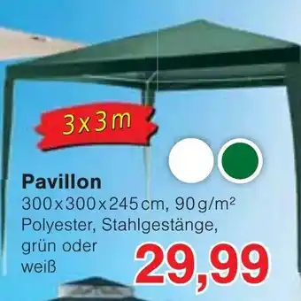 Wiglo Wunderland Pavillon 3x3m Angebot